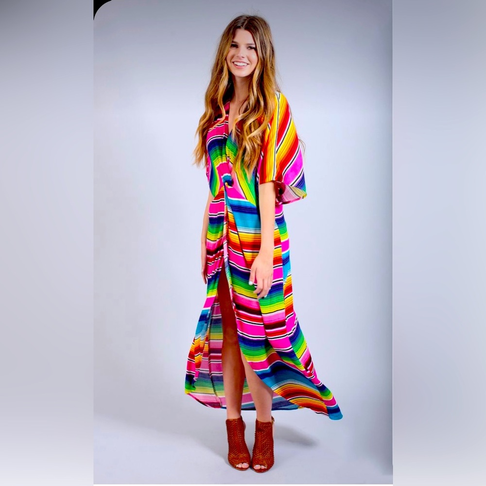 Show Me Your Mumu Multicolored Dress
